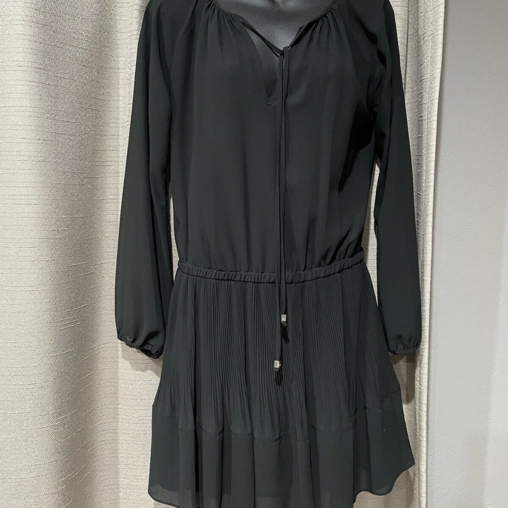 Michael Kors Black Peasant Dress Small
